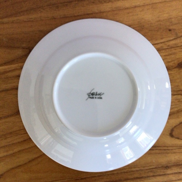 Vintage Blue Floral Rimmed Soup Bowl - Set of 4 - Picture 9 of 11